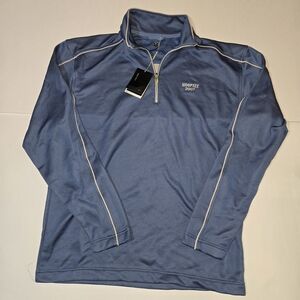 Nike Men's Light Blue Quarter-Zip Jacket